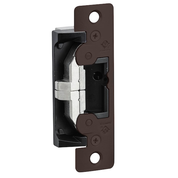 Elec Stk, 12/24 VDC, 4-7/8" Radiused Leaf FP, Powder Coated US19